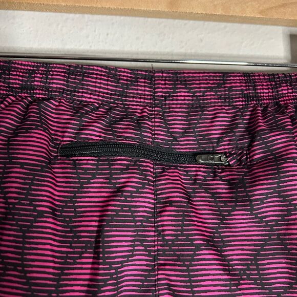 Nike Women's Dri Fit Pink and Black Running Shorts - Picture 6 of 14